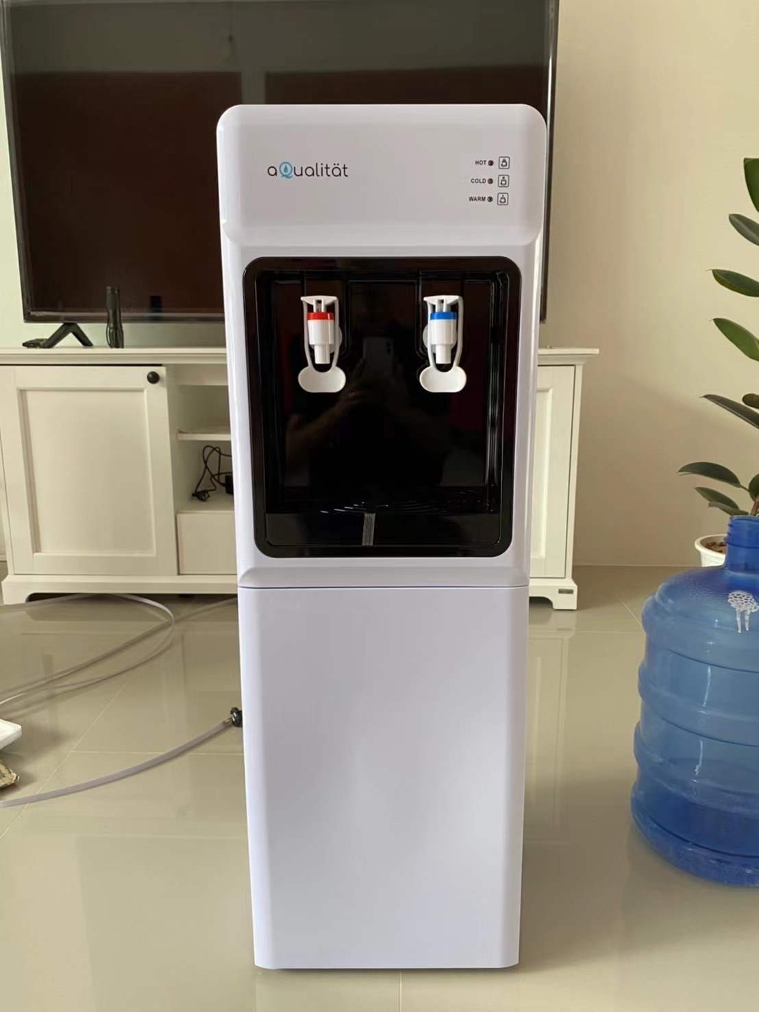 Dispensador de Agua Fría y Caliente Pedestal Compresor 77L | Diseño Premium
